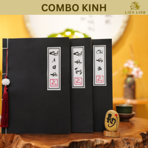 Combo 3 Sổ Chép Kinh A4 Giấy Nhật Bản Cao Cấp | In Mờ Chữ Lớn, Dễ Chép
